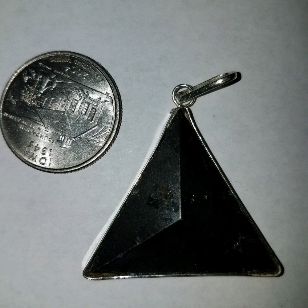 Black Tourmaline Crystal Pendant